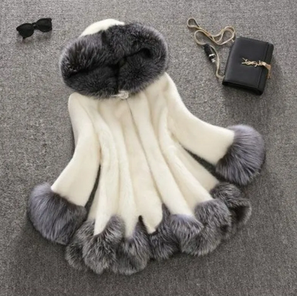Faux Mink Fur Coat